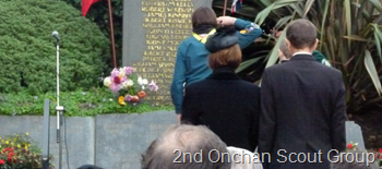 Laying the Poppy Wreath